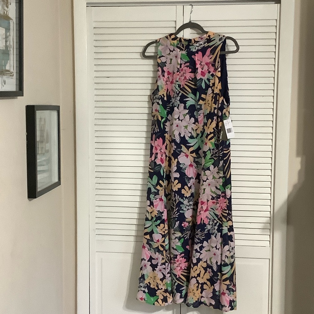 Donna Ricco Floral Maxi Dress - Multicolor